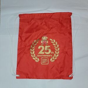 Nintendo Super Mario Bros 25th Anniversary Backpack Satchel Cinch Bag Collector